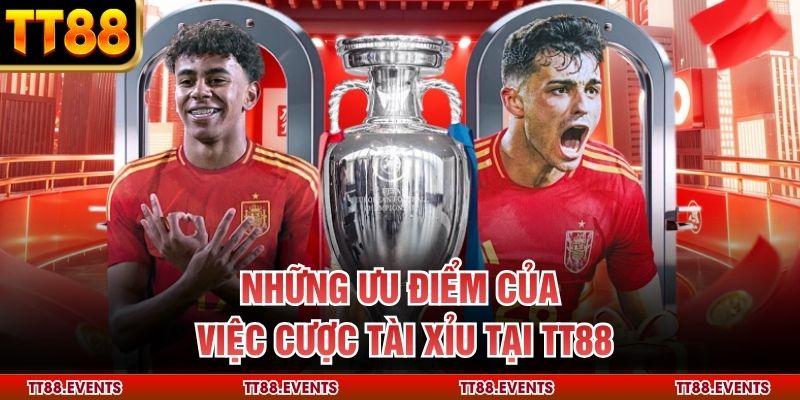Những ưu điểm của việc cược tài xỉu tại TT88